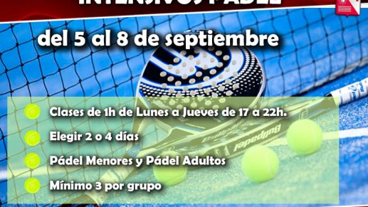 Intensivos verano Pádel 2022