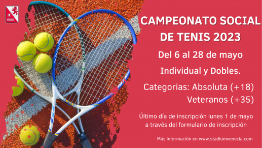 Campeonato social de Tenis