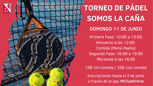 Torneo somos la caña PADEL