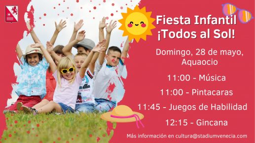 Fiesta infantil todos al sol