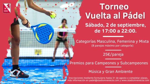 Torneo VUELTA AL PADEL