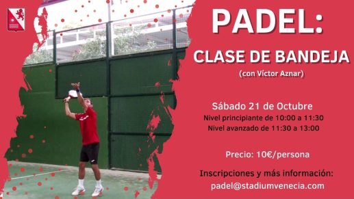 Clase de pádel «la bandeja»