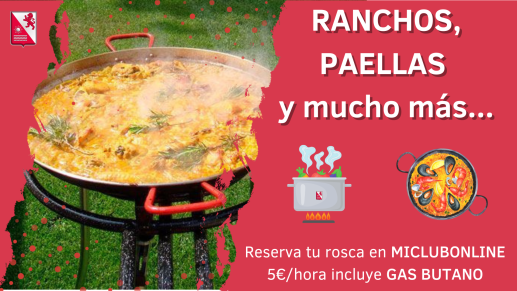 Prepara tus ranchos y paellas