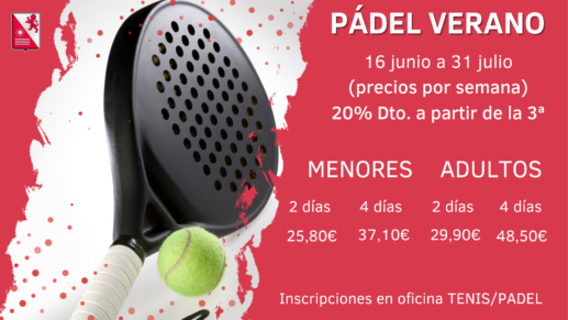 Pádel VERANO 2025