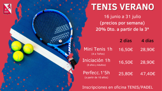 TENIS Verano 2025